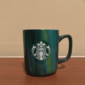 Starbucks Green Ceramic Mug